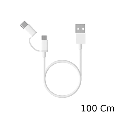 Cable Type-C+Micro / Xiaomi 2-in-1 Cable, Micro USB to Type C (1m)