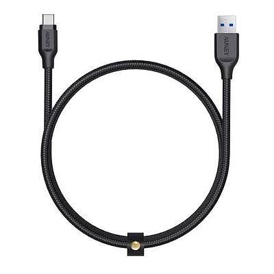 Cable Type-C / Aukey Braided Nylon USB 3.1A to USB-C Cable (1.2m)