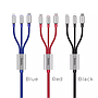 Cable Micro / Hoco U17 Xapsule Charging Cable, Lightning+Micro