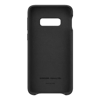 Case Samsung Leather Cover S10e black