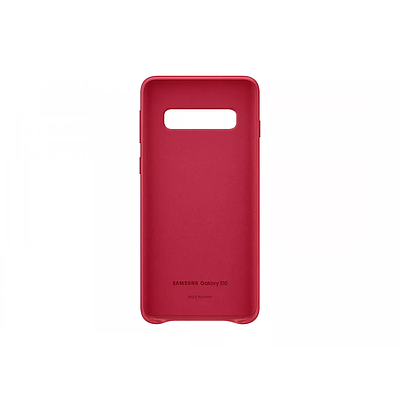 Case Samsung Leather Cover S10 RED (EF-VG973LREGRU)