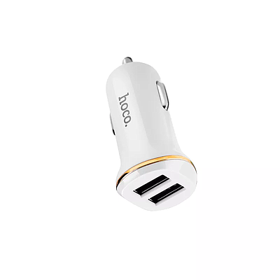 Charger Hoco Z1 double ported Car Charger white