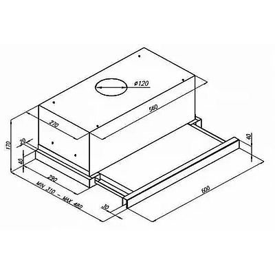 Built-In Hood Kuppersberg SLIMLUX IV 60 GB