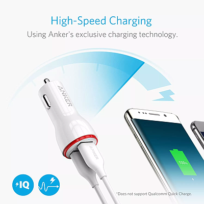 Car Charger Anker PowerDrive 2 A2310H21 White