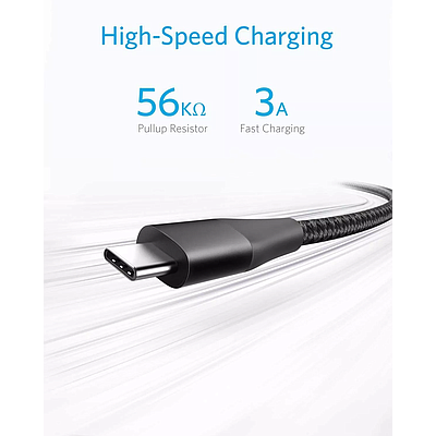 Anker PowerLine + II USB-C to USB-A 2.0 Cable B2C A8462011 - UN Black Iteration