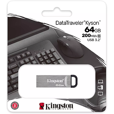 Flash Drive Kingston USB DTKN/64GB USB 3.2 Gen 1