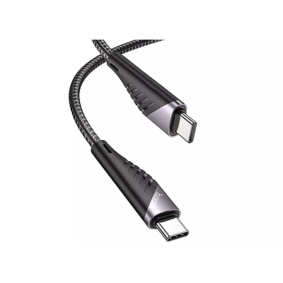 Cable HOCO U95 Freeway PD charging data cable 60W for Type-C to Type-C - Black