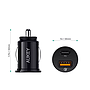 Car Charger Aukey 21W USB C Power Delivery And USB QC3.0 Black