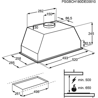 Built-In Hood Electrolux LFG525K