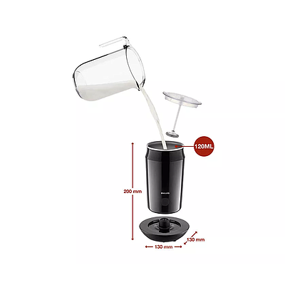 Milk Frother Philips CA6500/63 - Black