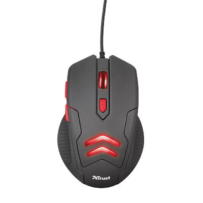 Gaming Mouse With Mouse Pad 21963 Trust Ziva Black / Red