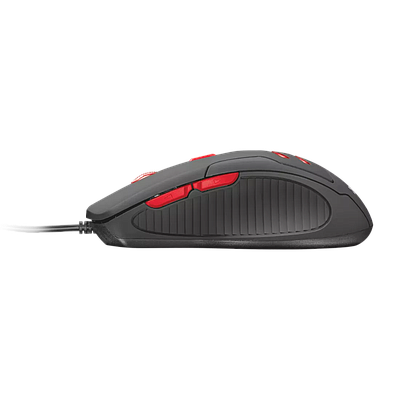 Gaming Mouse With Mouse Pad 21963 Trust Ziva Black / Red