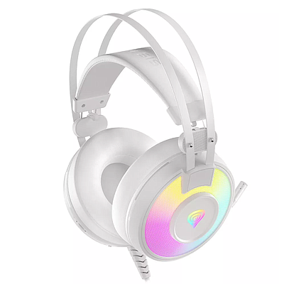 Gaming Headset Genesis Neon 600 With RGB Blacklight Illuminated White