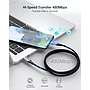 USB-C / Choetech XCC-1002 PD 100W to USB-C (1.8 m) - Black/Silver