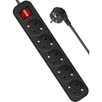 Extender Defender 47 G518 Power strip with ground wire (99341) - Black