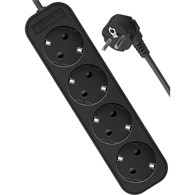 Defender M430 Power Strip With Ground Wire - Black (99326) (471403399)