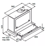 Built-In Hood Kuppersberg SLIMBOX 60 GW Silver