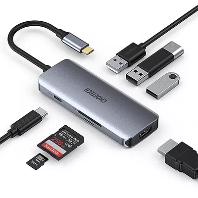 Choetech 7-in-1 USB Type-C Multiport Adapter