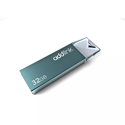 ფლეშ მეხსიერების ბარათი Addlink U10 32GB USB 2.0 (AD32GBU10B2) ლურჯი