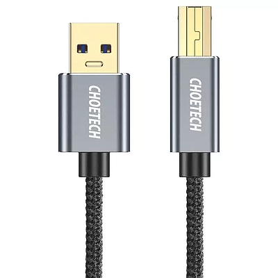 USB Cable Choetech AB0011 Type-B to USB 2.0 Black