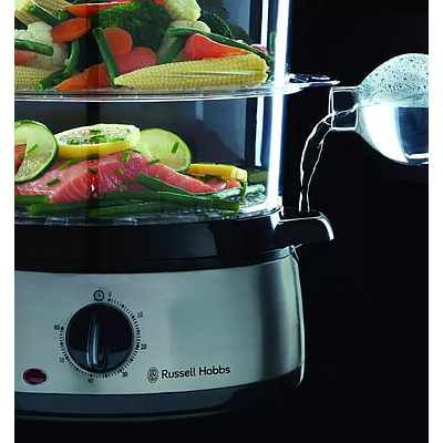 Food Steamer Russell Hobbs-19270-56/RH Black / Silver