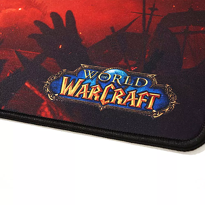 Gaming Mousepad Blizzard World Of Warcraft Burning World Tree Black