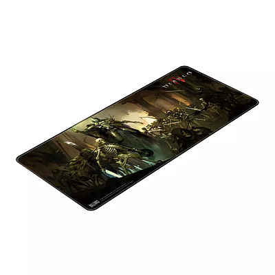 Gaming Mousepad Blizzard Diablo IV Skeleton King Black