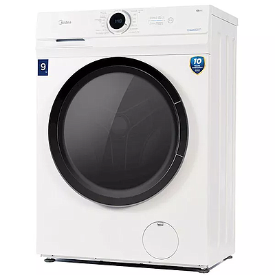 Washing Machine Midea MF100W90B/W White