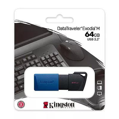 DataTraveler Exodia M Kingston DTXM 64GB Black