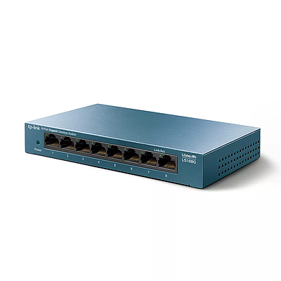 Desktop Network Switch TP-link LS108G, 8-Port 10/100/1000Mbps