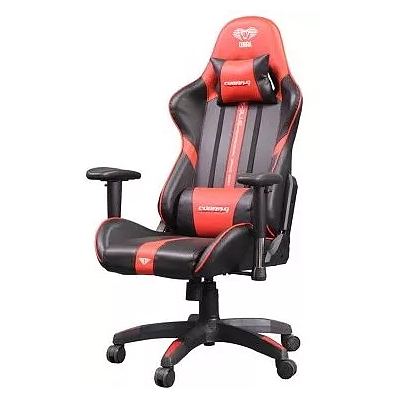 Gaming Chair E-Blue Cobra (EEC412BRAA-IA) - Black + Red