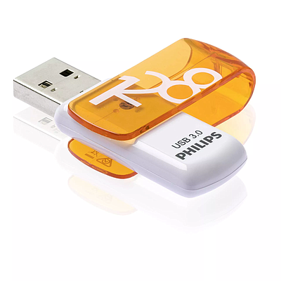 Flash Drive Philips Vivid Edition 128GB USB 3.0 (FM12FD00B/00) Orange