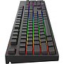 Gaming Keyboard Dark Project KD104A PBT Gateron Optical 2.0 Red EU - Black