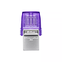 Flash Drive Kingston DataTraveler MicroDuo 3C 128GB (DTDUO3CG3/128GB) Silver/Purple