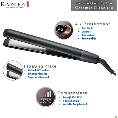 Hair Straightener Remington S3700 Black