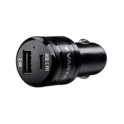 Car Charger Varta Dual USB (4008496992157) - Black