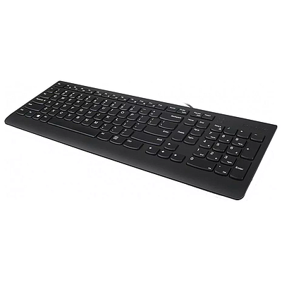 2 In 1 Lenovo 300 Wired Keyboard With Mouse Combo (GX30M39635) - Black