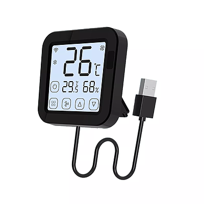 Moes WiFi Smart IR Thermostat AC Remote Controller Black