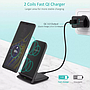 Choetech Fast Wireless Charging Stand T555-F 15W Black