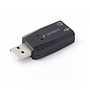 USB Sound Card Adapter Gembird (SC-USB2.0-01) "Virtus Plus" - Black