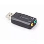 USB Sound Card Adapter Gembird (SC-USB2.0-01) "Virtus Plus" - Black