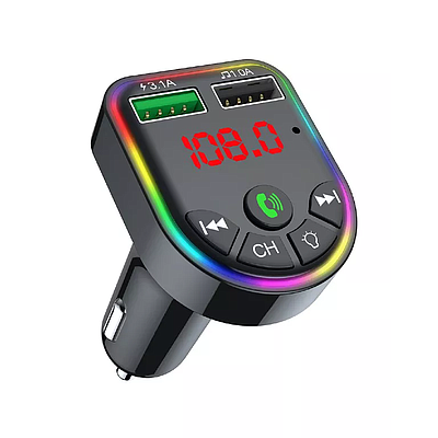FM Transmitter Gembird (BTT-05) And USB Charger - Black