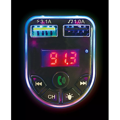 FM Transmitter Gembird (BTT-05) And USB Charger - Black