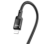 USB Type-C / Hoco U106 Moulder PD Charging Data Cable to Lightning (1.2 m) - Black