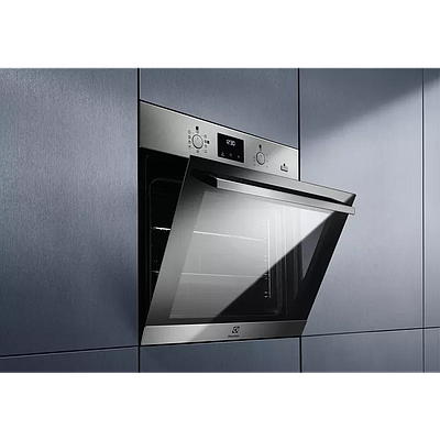 Built-In Electric Oven Electrolux EOD3C50TX SteamBake Black / Silver