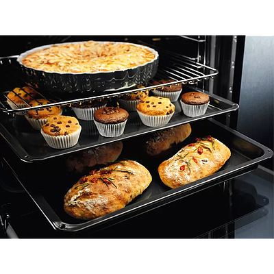 Built-In Electric Oven Electrolux EOD3C50TX SteamBake Black / Silver