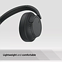 Wireless On-Ear Headphone Sony (WHCH720NB) - Black