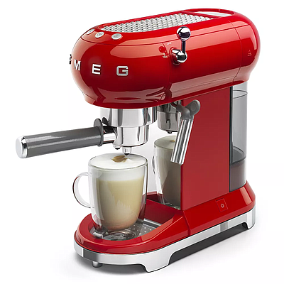 Espresso Maker Smeg ECF01RDEU Red
