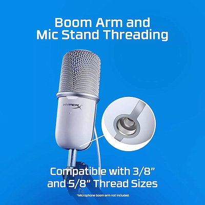 Gaming Microphone HyperX SoloCast (519T2AA) White