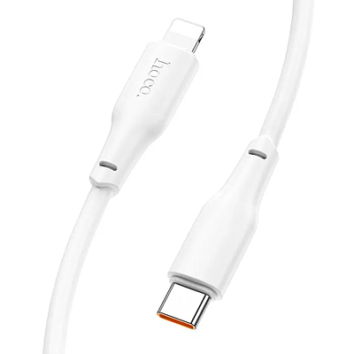Charging Data Cable Hoco X93 Force PD20W Type-C to Lightning White